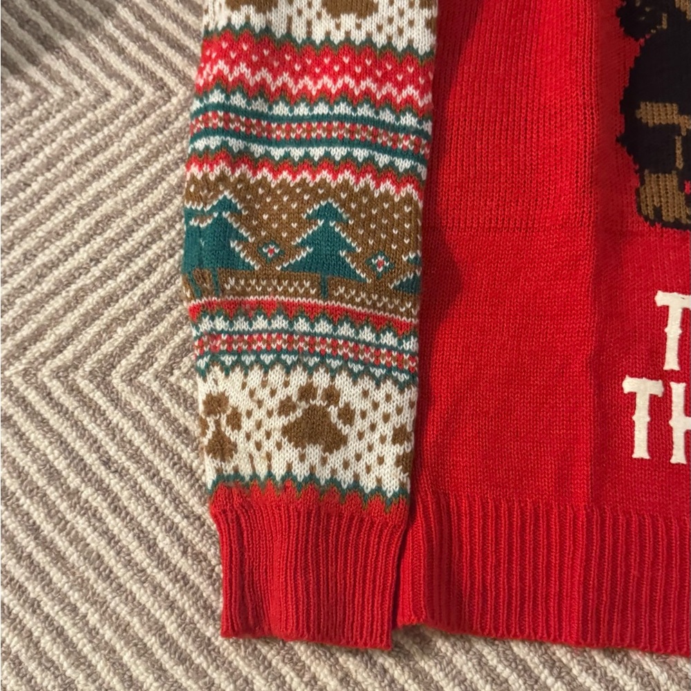 Self Esteem Vibrant Holiday Sweater and Scarf - Picture 3 of 12